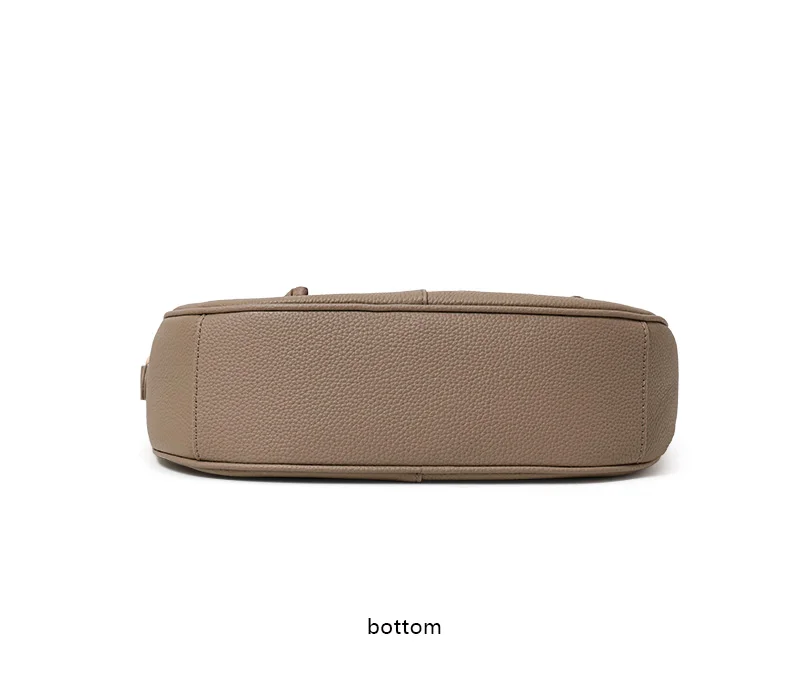 Damen-Umhängetasche aus echtem Leder, vielseitiges Design, hochwertiges Gefühl, einzelne Schultertasche, für Pendler, lässig, schlichtes Modell 2026 Tasche – Detail 11