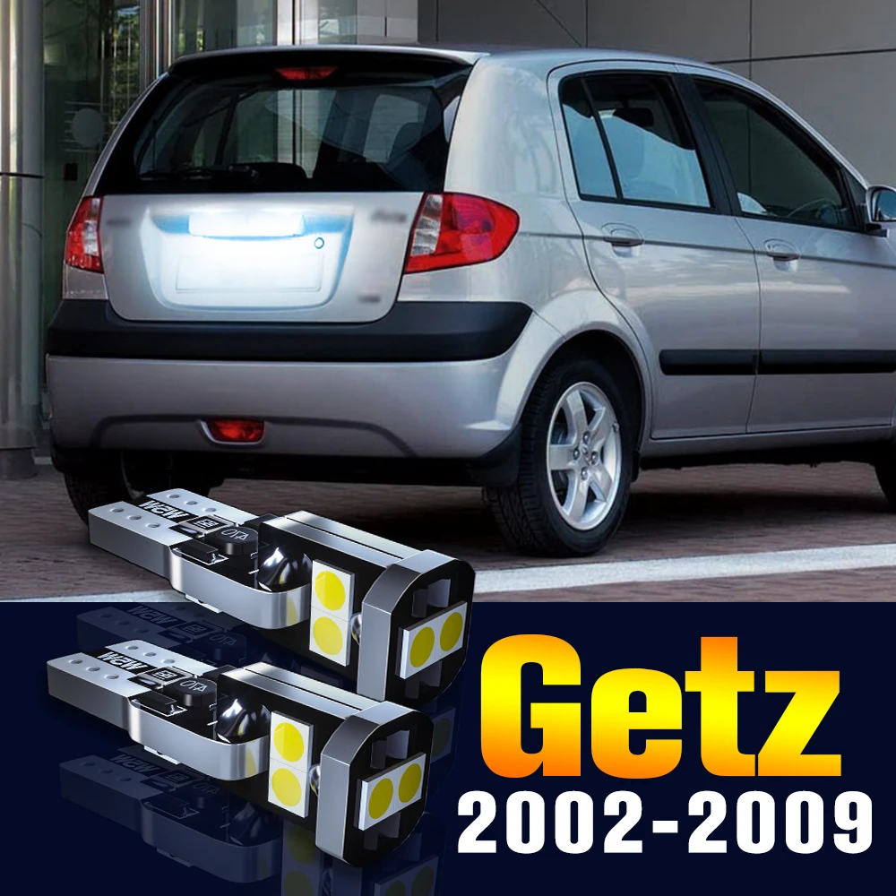 

2pcs LED License Plate Light Bulb Number Lamp For Hyundai Getz 2002-2009 2003 2004 2005 2006 2007 2008 Accessories