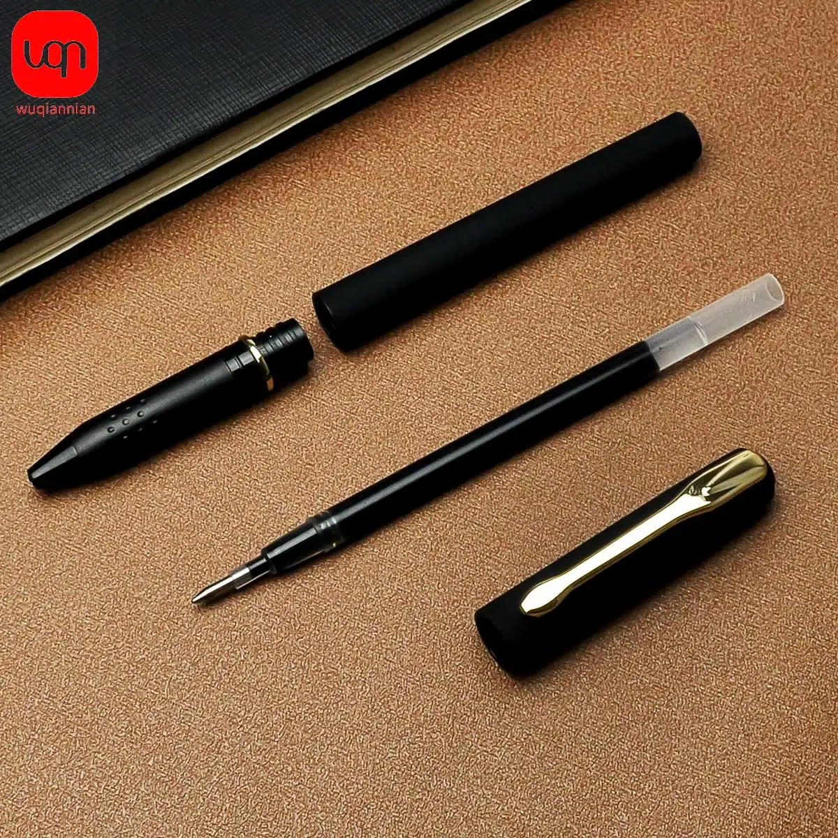 WQN gel pens sets Kawaii Aesthetic stationery cute cheap 0.5mm stuff school&Office supplies large capacity black Ballpoint pen