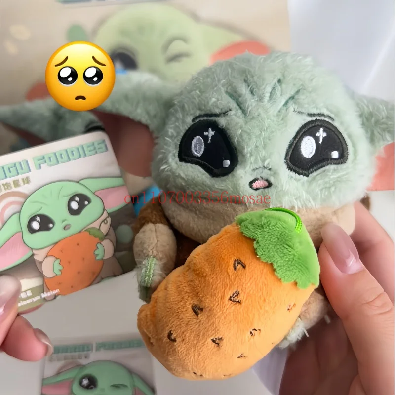 Hot 52toys Authentic Grogu Foodies Series Collectible Plush Blind Box Star Wars Bag Pendant Kawaii Kids Birthday Gift Customized view 2