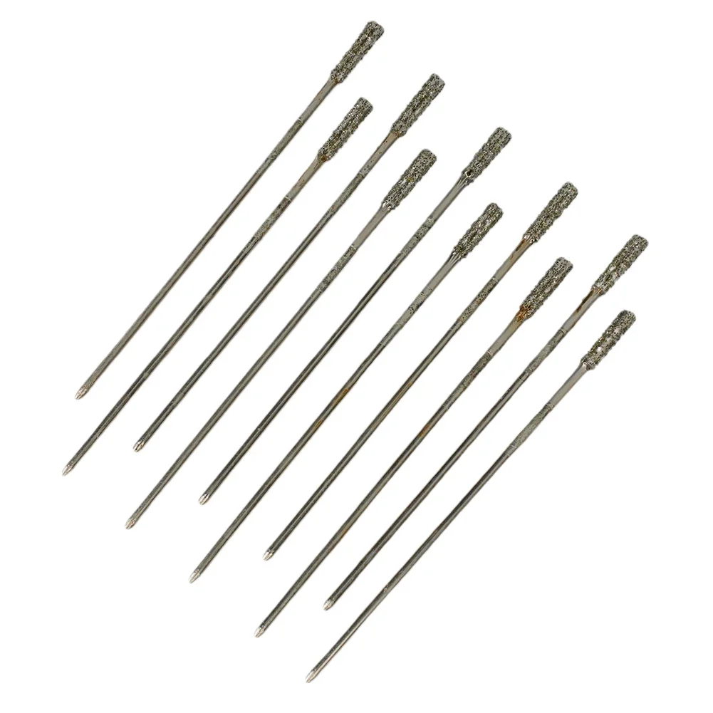 

Power Tool Parts 1mm - 2.4mm Diamond Coated Tipped Drill Bits Fits Tile Glass Jewellery Hole Saw Machinery Workshop Equipment