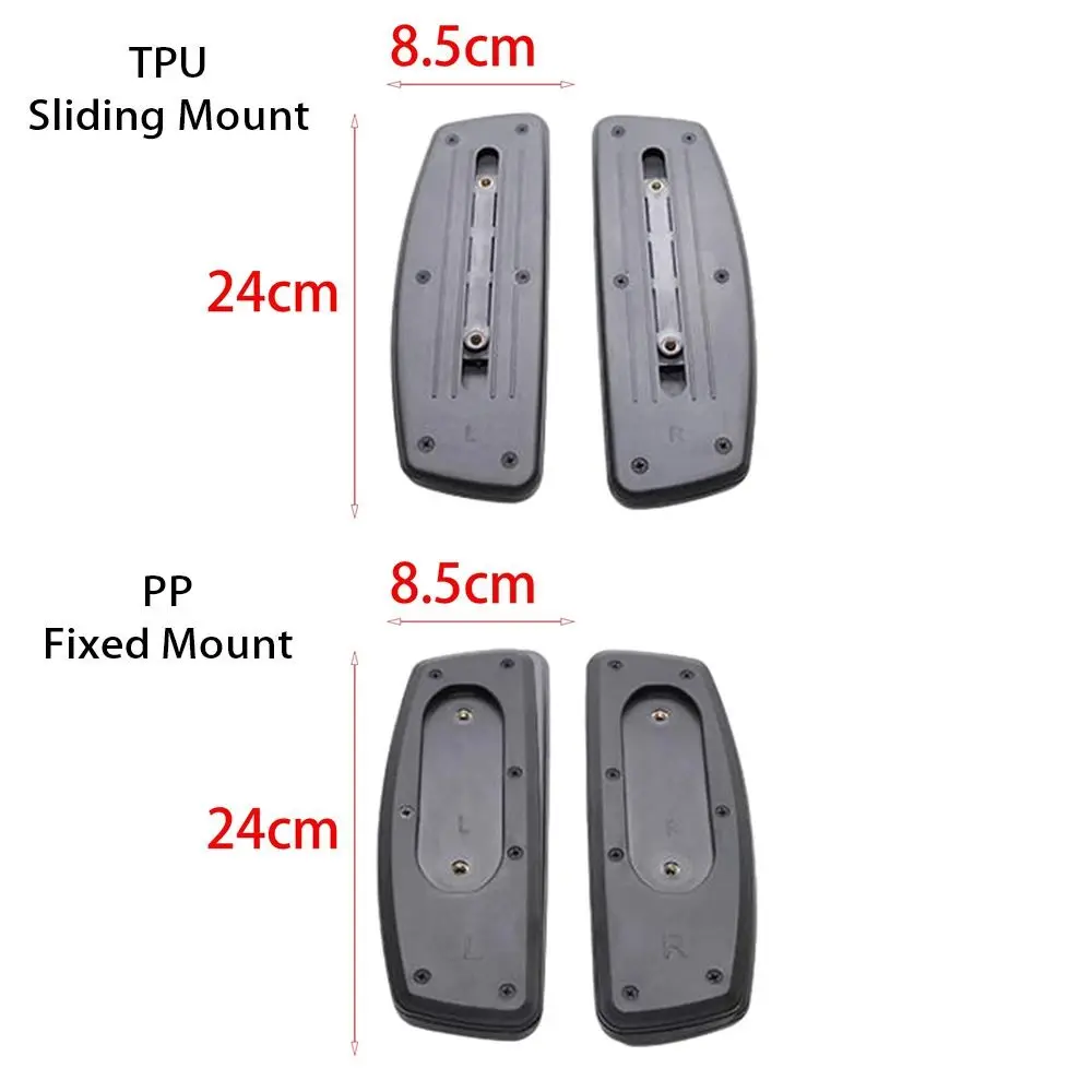 2Pcs/1Pair with Mounting Hole Office Chair Arm Pads Water Resistant Easy Installation Replacement Armrest Fixed / Sliding Mount image 6