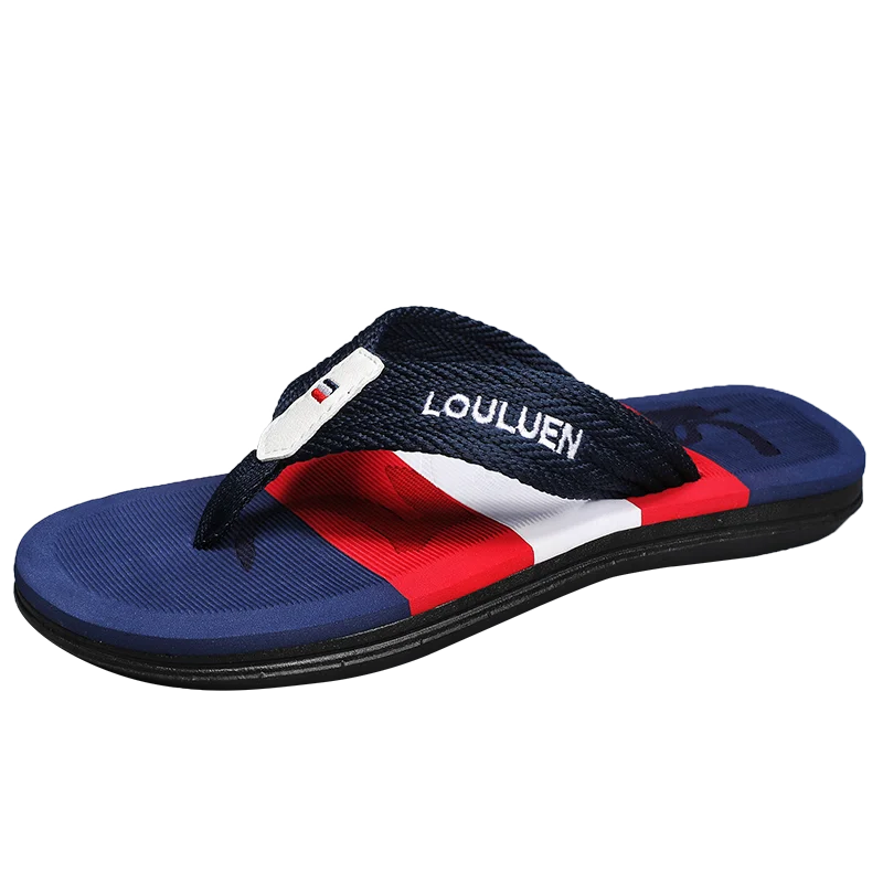 

Тапочки, мужские летние шлепанцы, мужские сандалии, новинка 2025, противоскользящая, легкая пляжная обувь с дезодорантом и откидным носком