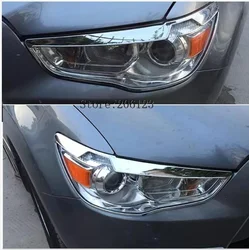 For Mitsubishi ASX 2011 2012 2013 2014 2015 Fog Light Lamp Cover Trim 2pcs/lot for ASX accessories