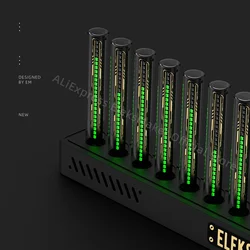EleksMaker | T10 |Retro Glow Tube Electronic Tube Music Spectrometer Level Pickup Rhythm Lamp Desktop Ornament | T10