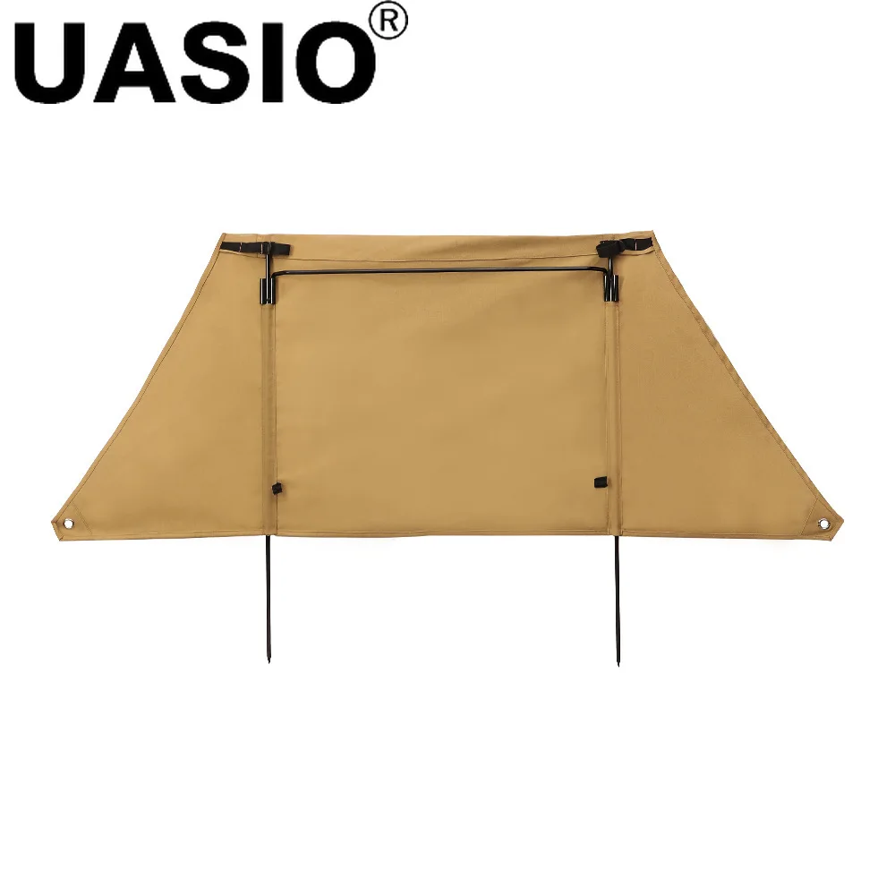 Foldable Outdoor Camping Stove Windscreen Windproof Sidewall Portable Partition Wall Windproof Array Screen Canvas Windbreak