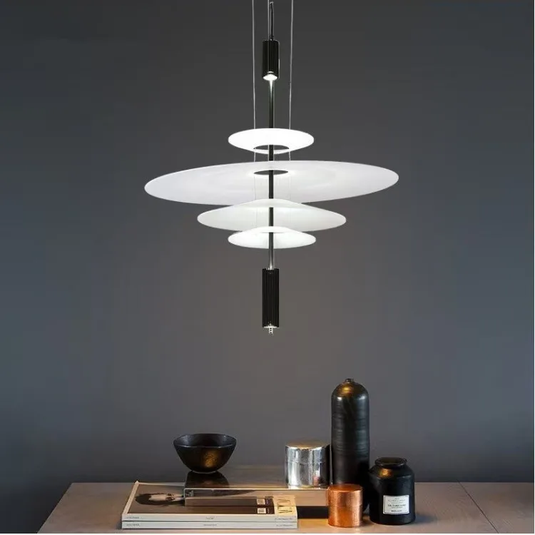 ثريا مطعم UFO حديثة وبسيطة لغرفة المعيشة وطاولة طعام وبار فيلا الدراسة