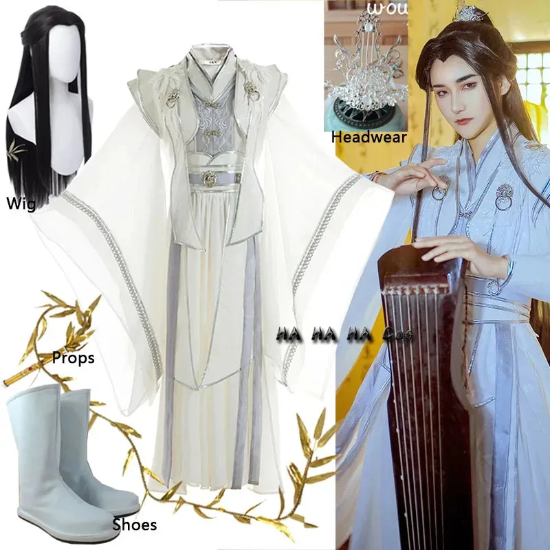 DY20Er Ha Chu Wanning Kostum Cosplay Anime Heaven Official's Bless Xie Lian Kostum Kuno Tiongkok Hanfu Pria Wanita25