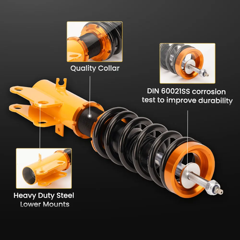 New Coilover Shocks for Chevrolet Camaro 2010-2015 Adj. Damper Shock Springs with Sway Bar