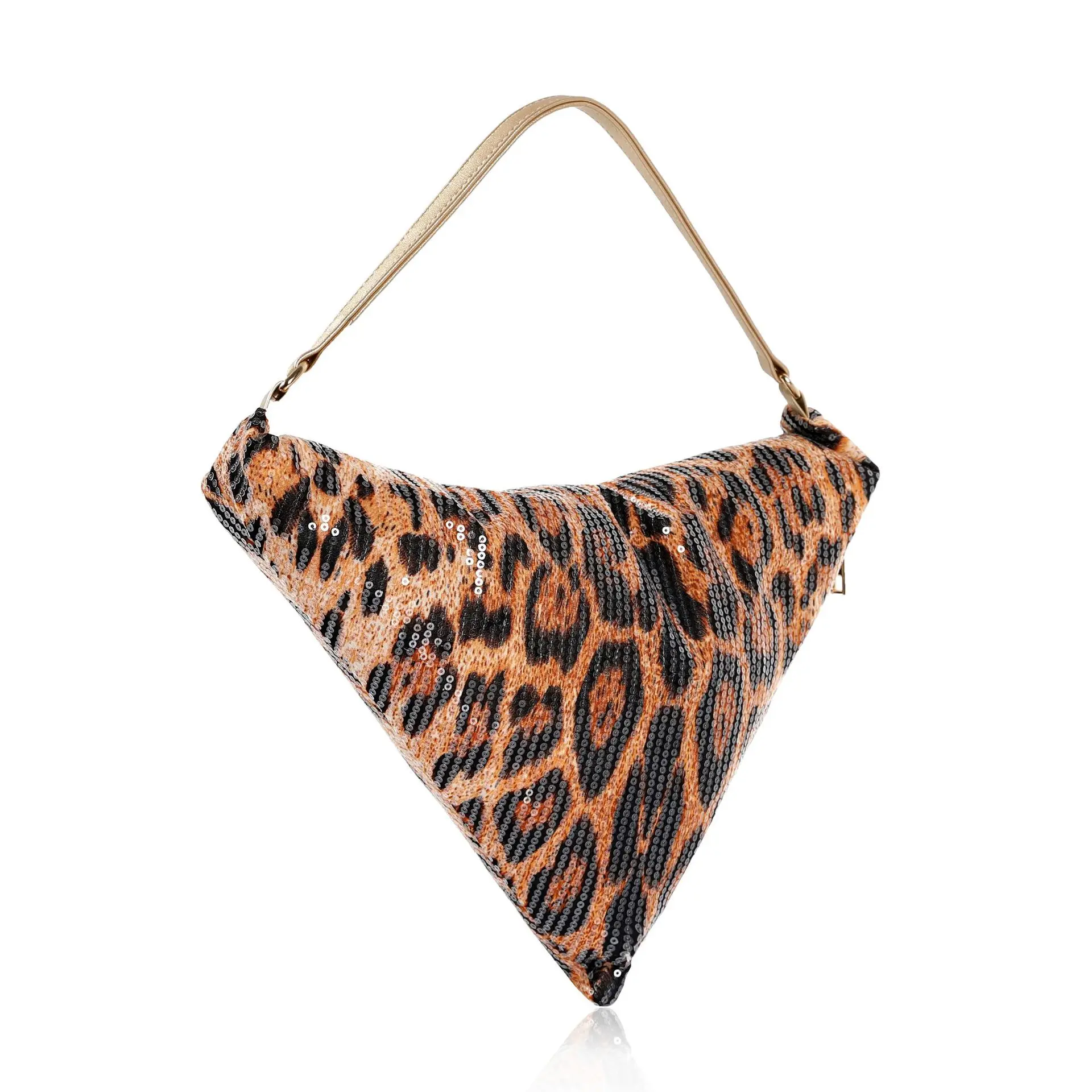 Leopard print crescent bag shoulder crossbody handbag women's 2026 spring and summer fashion trend armpit bag - view 5