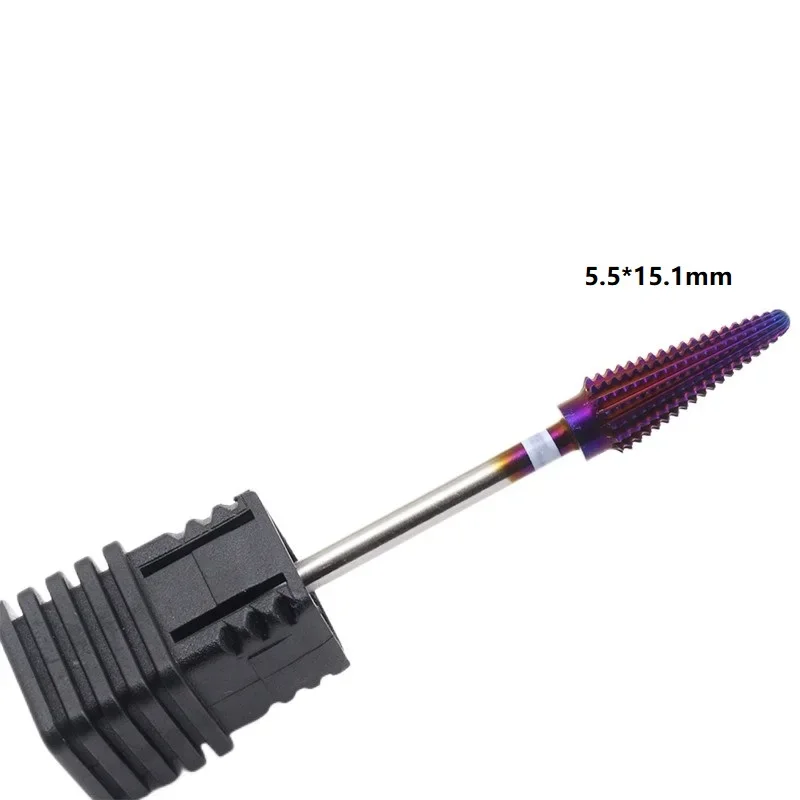 حار! الأرجواني برو كربيد كامل مسمار لقمة ثقب مسمار الفن آلة الحفر الكهربائية الملفات مسمار أدوات الرسم قطع وتلميع الأظافر السفلية #3