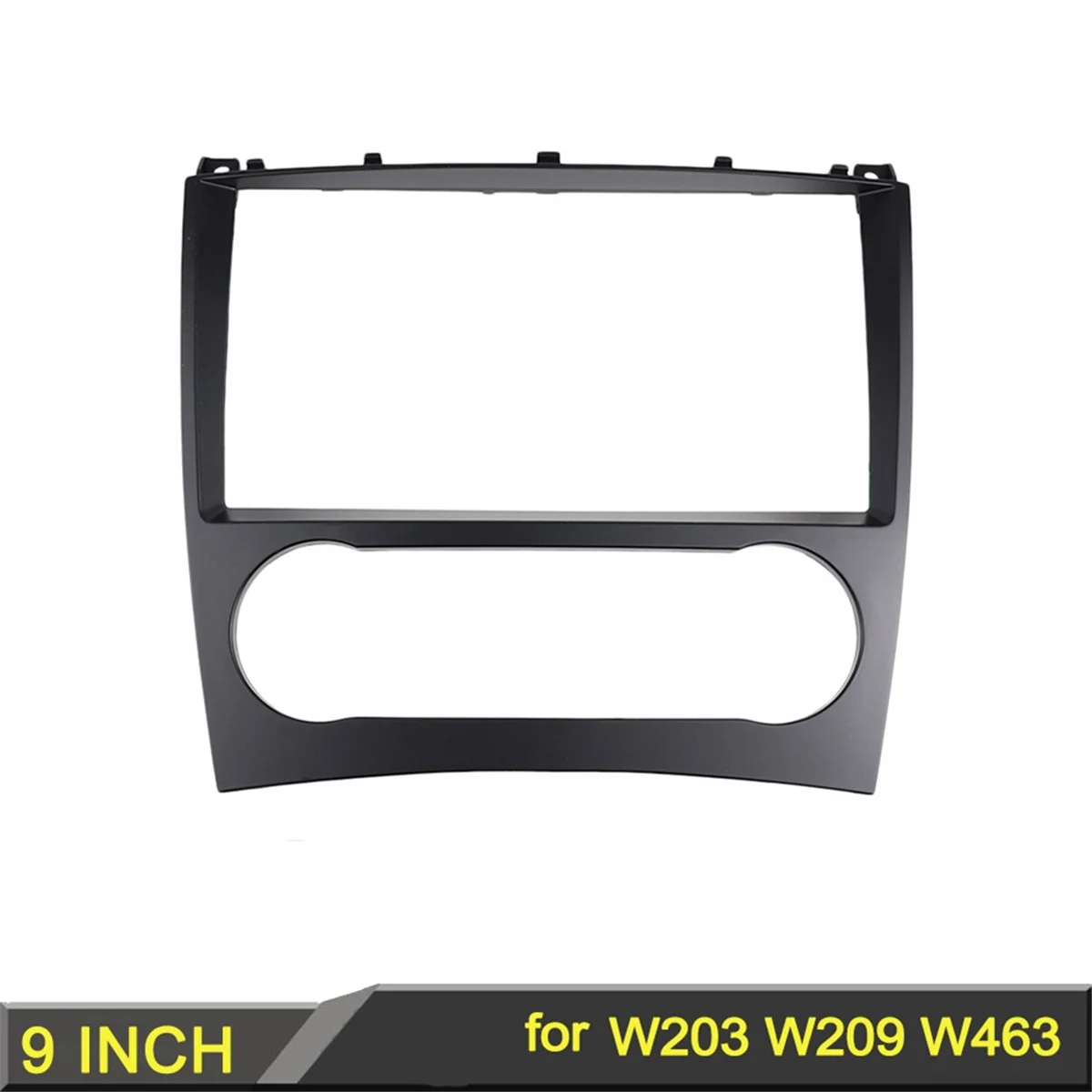 9Inch Car Frame Fascias for Mercedes Benz C-Class W203/CLC W203 Radio GPS Android Audio Dash Panel Kit