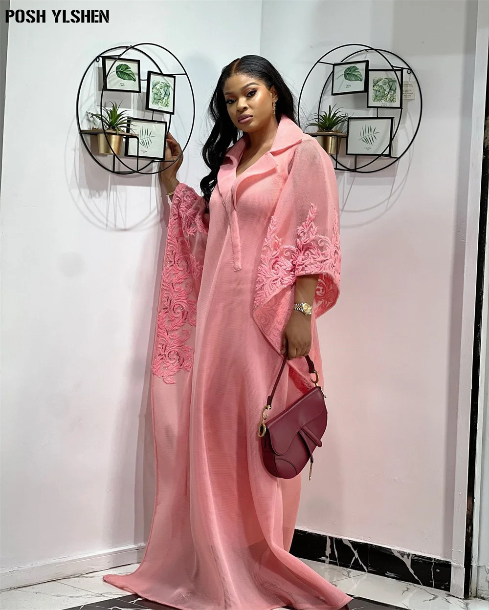 Plus Size Abaya African Dresses for Women 2024 New Traditional Nigeria Embroidery Caftan Dress Abaya Musulman Robe Femme Clothes