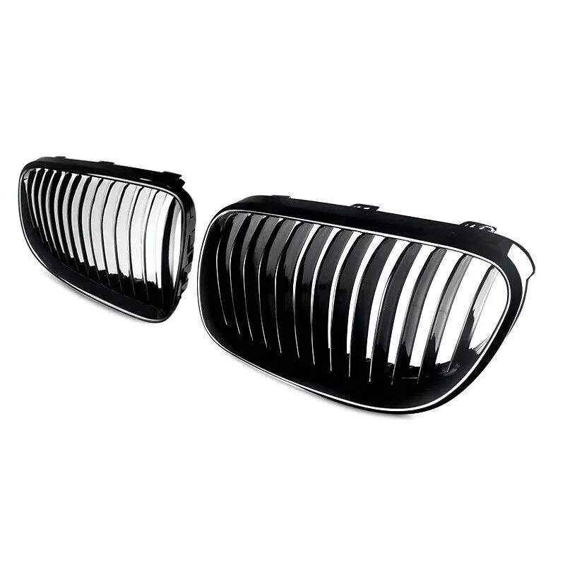 

Глянцевая черная одинарная решетка с двойной линией, передний бампер, решетка для почек, купе E92 E93 LCI M3 2010-2013, подтяжка лица