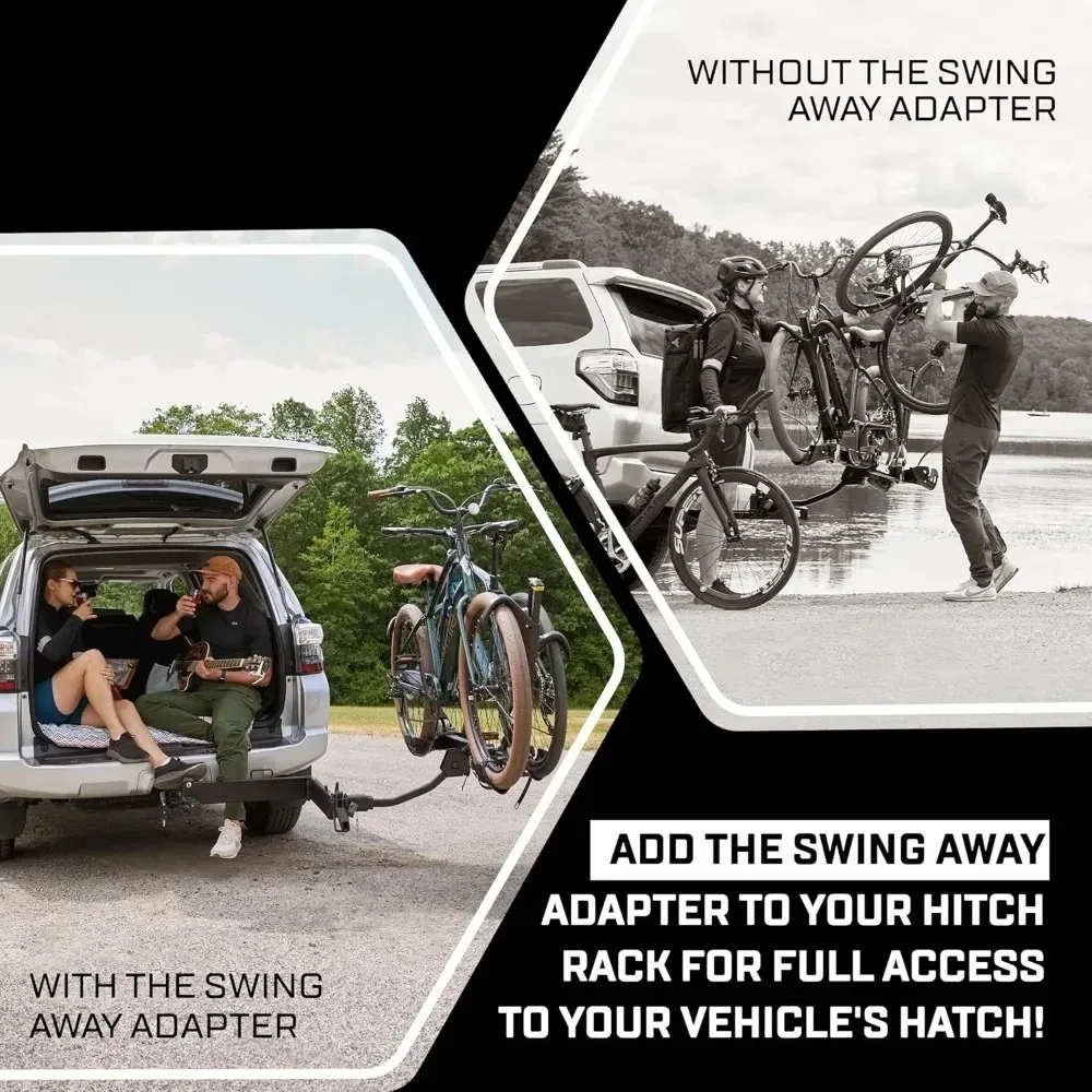 

Адаптер для крепления к фаркопу Garden Furniture-Swing Away от [Название бренда/производителя] | 2-дюймовый приемник, грузоподъемность 250 фунтов | Легкий доступ и складная конструкция | Черная легированная сталь