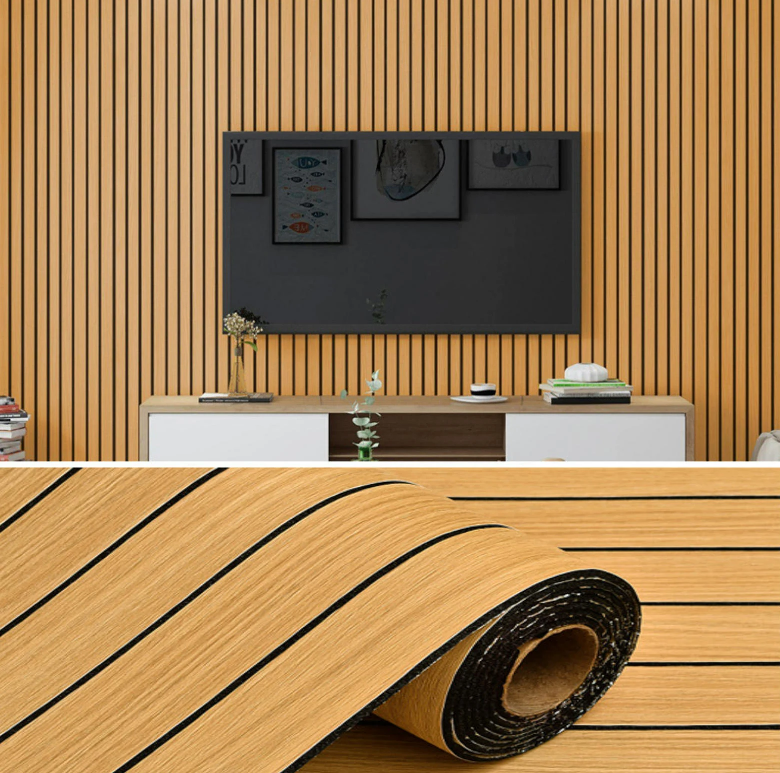 Modern 3M Grille Partition Wall Sticker Self Adhesive Wallboard Waterproof PVC Partition Wallpaper for Home Office Decoration