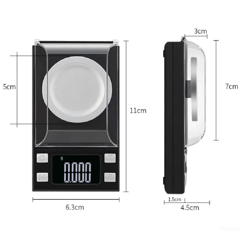 デジタル電子金ジュエリー高精度電子スケールカラットダイヤモンドバランスミニMgスケールポータブル計量