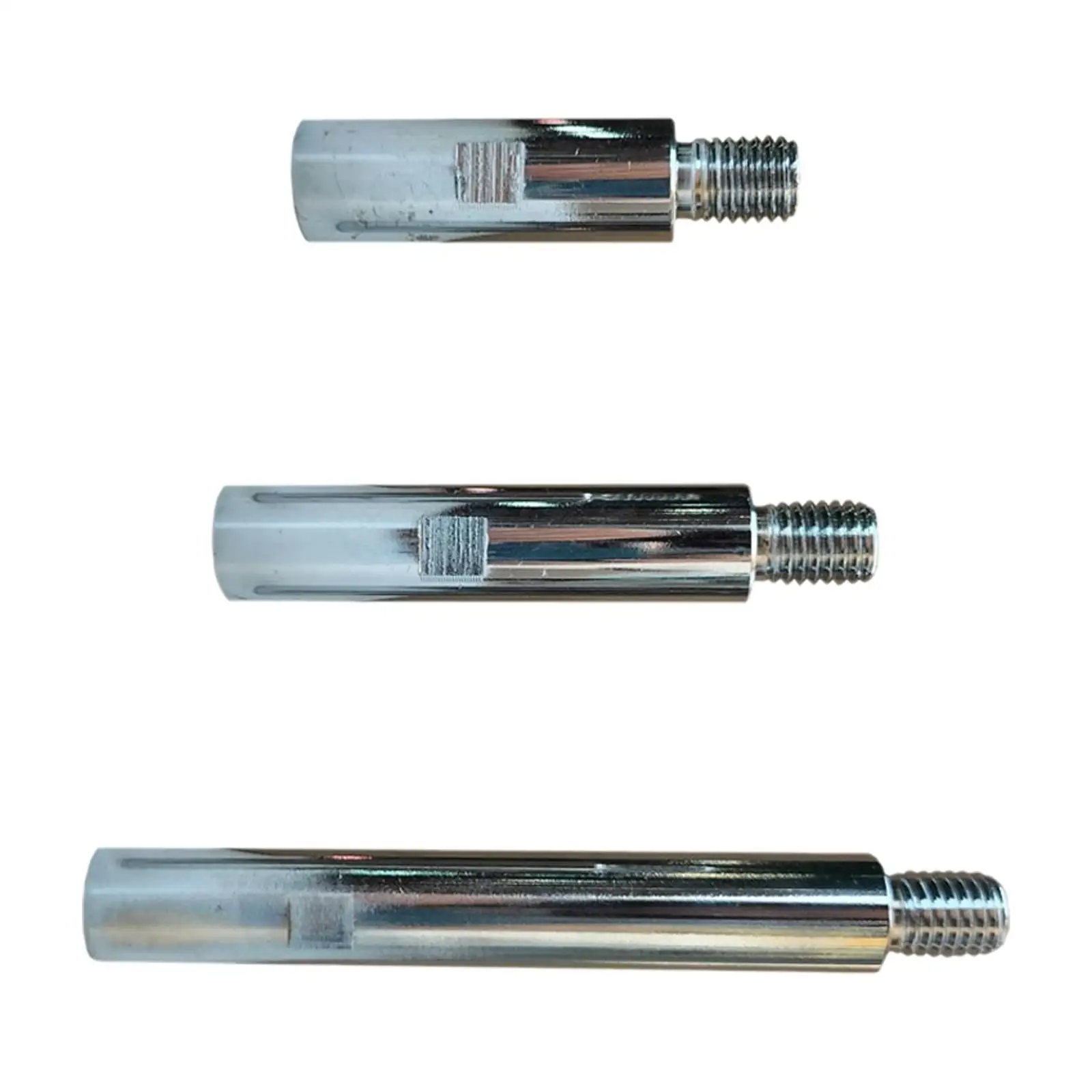 M14 Adapter Rods Rotary Extension Shaft Set Aluminum Angle Grinding Connecting Rods for Metal Polish Tool