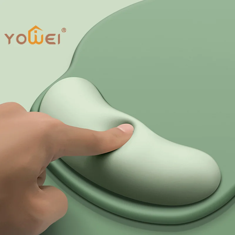 Latest Gradient Ergonomics Mouse Pad Comfortable Wrist Support Non Slip Mice Mat Soft Mousepad Wrist Rest Computer Mouse Pad