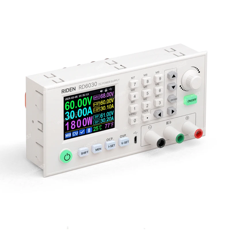 

High power DC regulated switching power supply numerical control digital display 30A high current DC battery step-down module