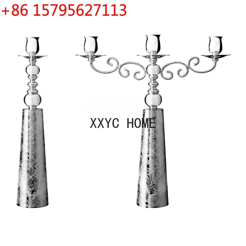 Eden Garden Silver-Plated Candlestick Ornaments