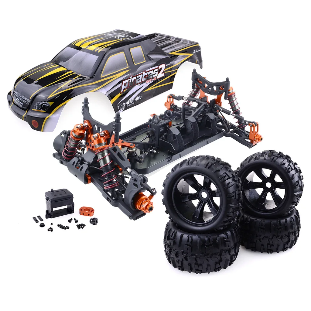 ZD Racing 9116 V2 9116-V3 1/8 4WD Brushless Electric Monster Truck Metal Frame Brushless 100km/h RTR RC Car Outdoor Toys