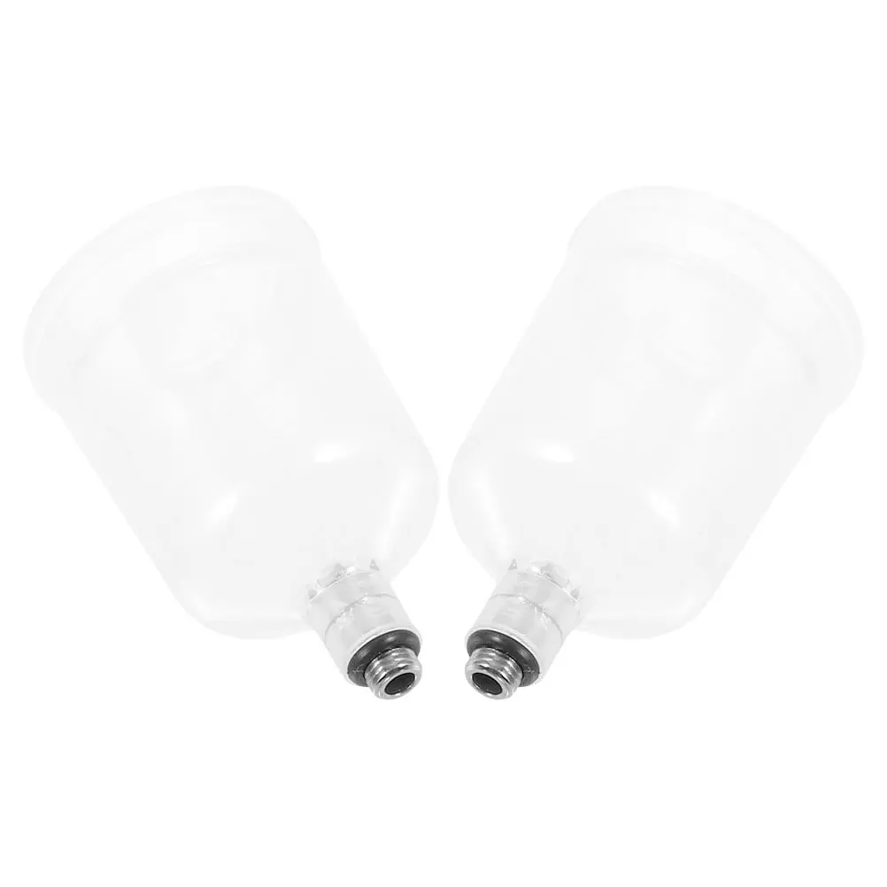 2pcs Airbrush Kit Detachable Gravity Feed Paint Containers Replaceable Spray Cups For Lightweight Portable