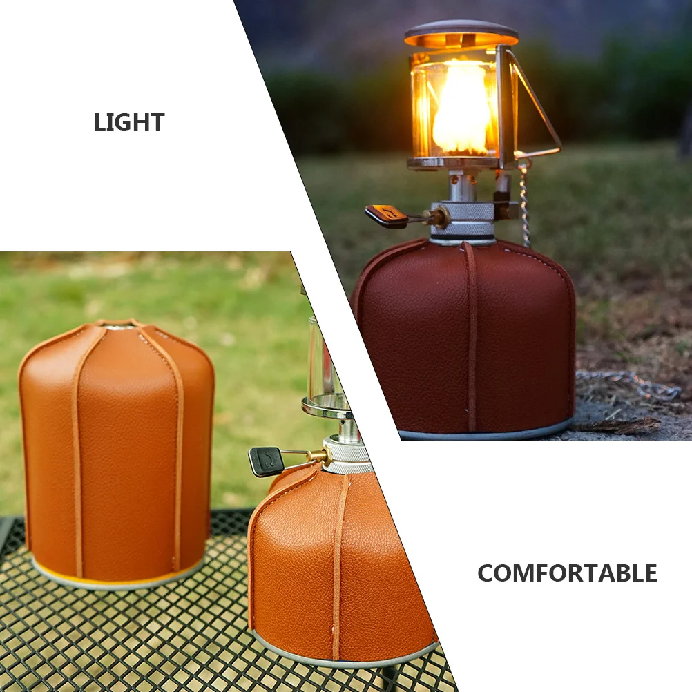 

Camping Gas Tank Cover Tough Feel Protector for Cylinder Storage Outdoor Travel Scratch Proof Compact Storage Friendly