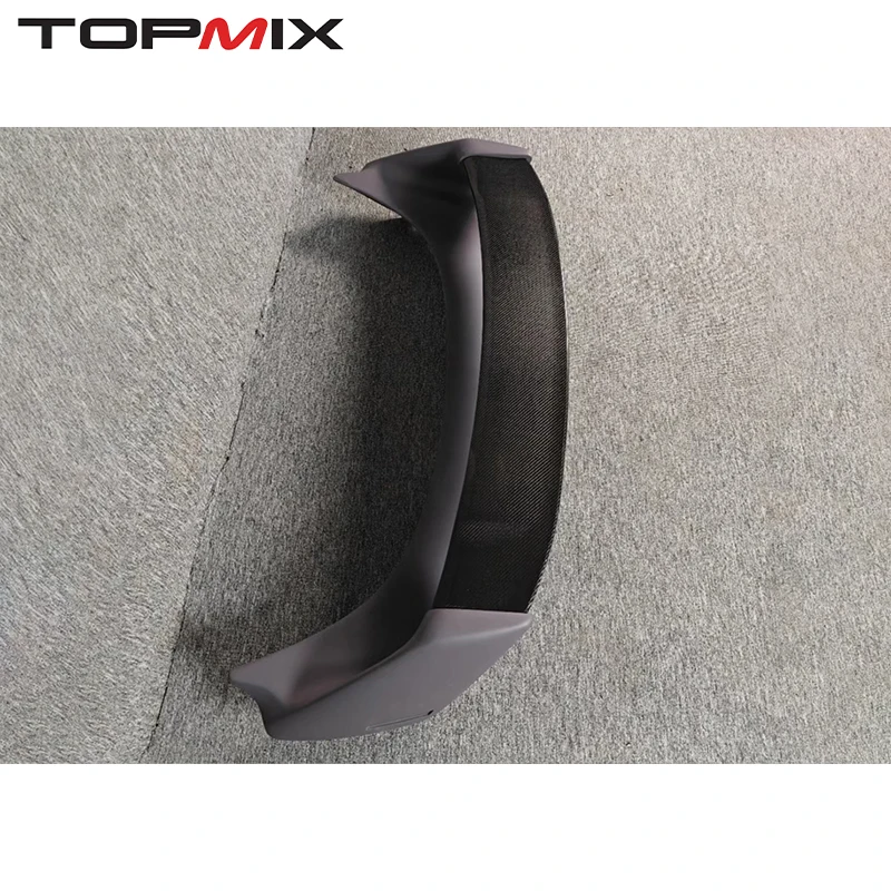 For Honda Civic Type-R FN2 (2007-2010) MU-Style Partial Carbon Fiber Rear Trunk Wing Spoiler (High-Quality Exterior Part)
