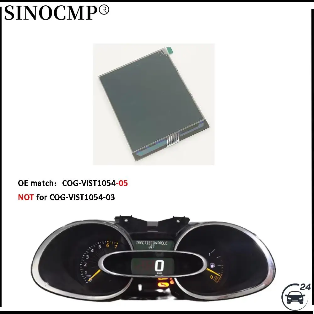 

COG-VIST1054-05 Автомобильный ЖК-дисплей приборной панели для Renault Clio IV 2012-2019 Captur I 2013-2019 Trafic III 2014 г.в.