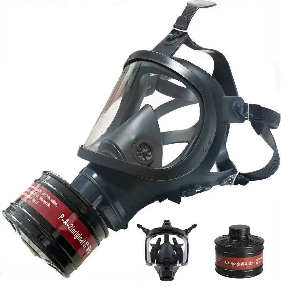 

Full-face silicone respirator for welding, firefighting, dust, spray painting and renovation – dust and toxic gas protection