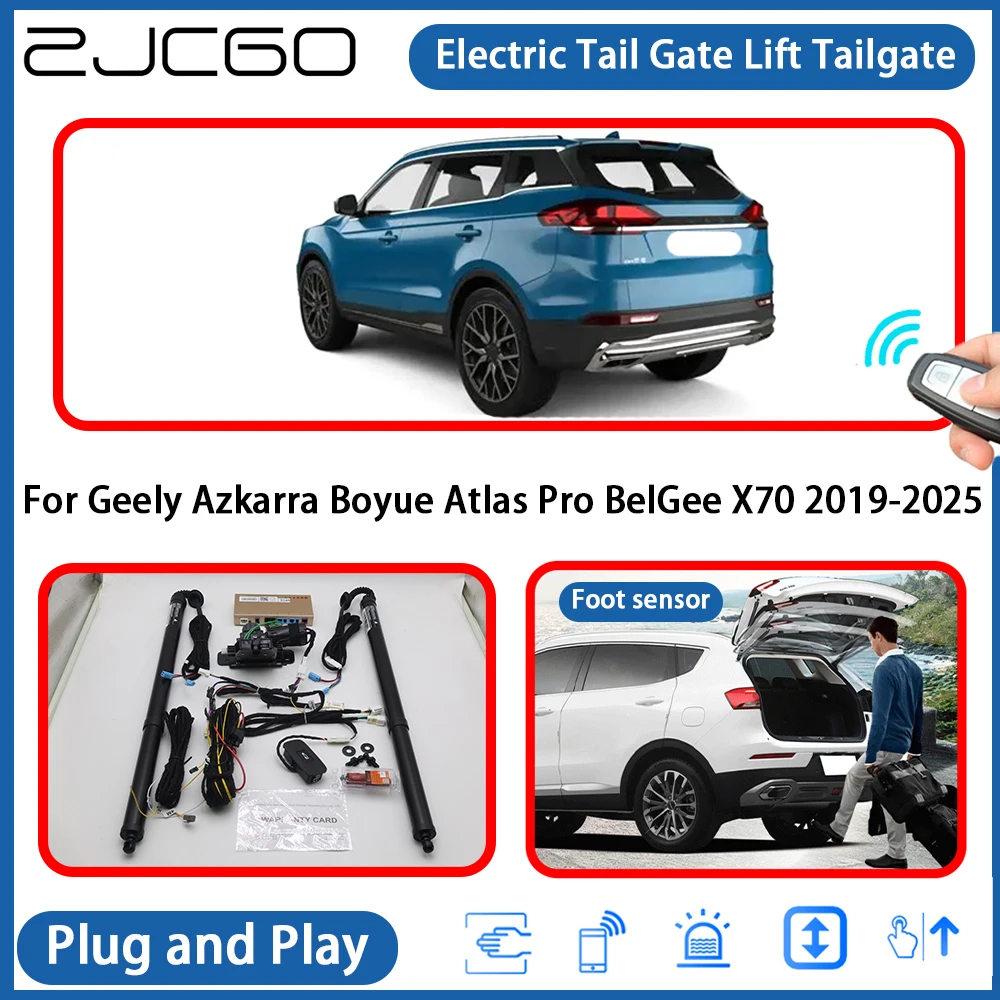 

for Geely Azkarra Boyue Atlas Pro BelGee X70 2019-2025 Powered Tailgate Power Liftgate Electric Tail Gate Lift Assisting System