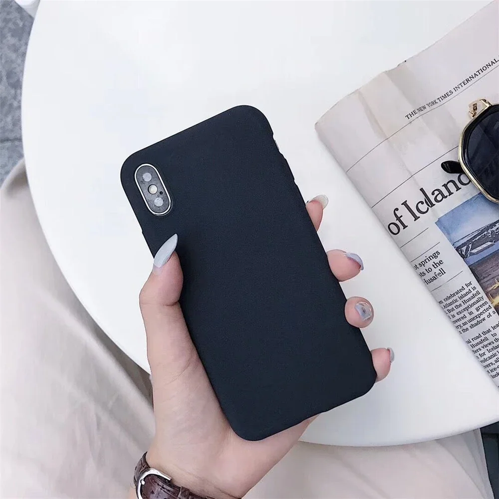 Matte Sandstone Silicone Phone Case For Oneplus 7 8 Pro 5T 5 One Plus 6T 6 Oneplus7 Soft Frosted TPU Skin Cover Coque Protection