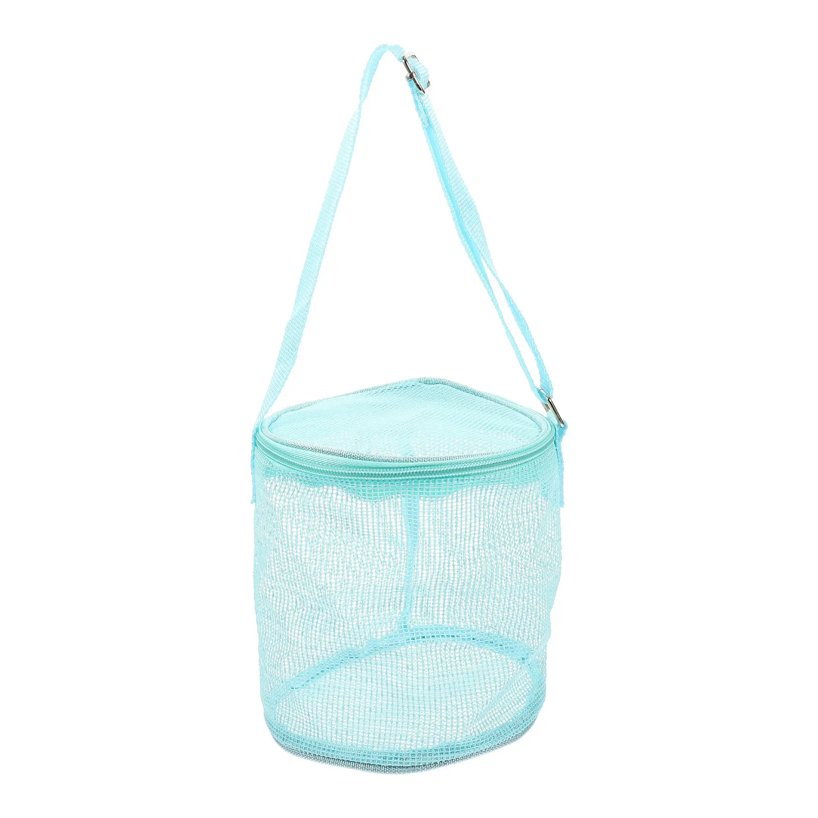 

Kids Mesh Beach Shell Storage Bag Portable Large Capacity Sand Water Drain Storage Pouch Outdoor Travel Organizer