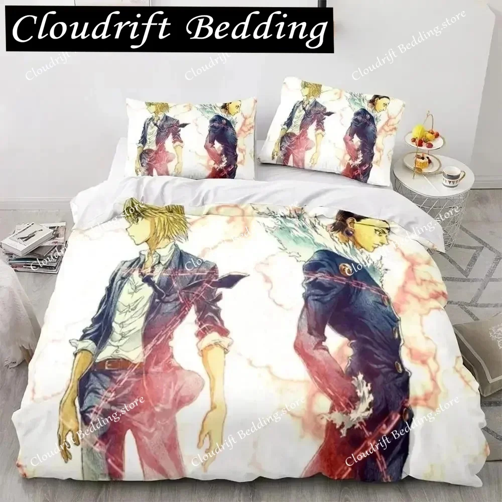 3D Print HUNTER×HUNTER Bedding Set Single Twin Full Queen King Size Bed Set Aldult Kid Bedroom Duvet Cover Sets