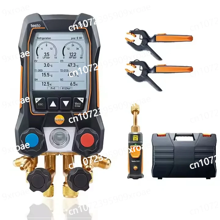 

Pressure Set HVAC Tool Only the Chinese page is displayed no EnglishTesto-557S Gauge Refrigeration Digital Manifold Electic