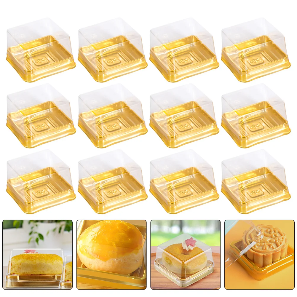 

Egg Yolk Crisp Packaging Box Bakery Boxes Gift Moon Cake Holder Egg-Yolk Puff Stand