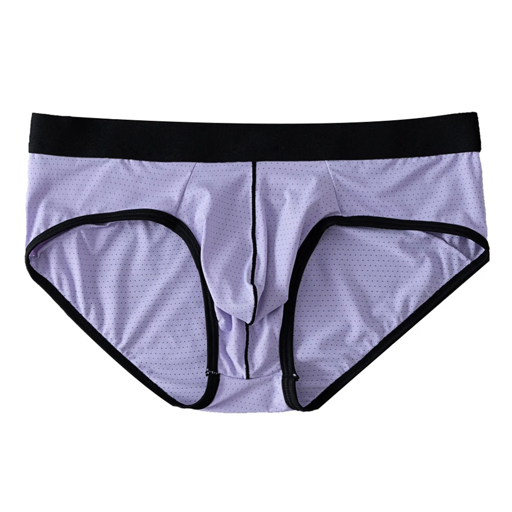Mens Underwear Briefs Breathable Mesh Panties Bikini Underpants Pouch Trunks Sexy Breathable Stretch Sports Underwear