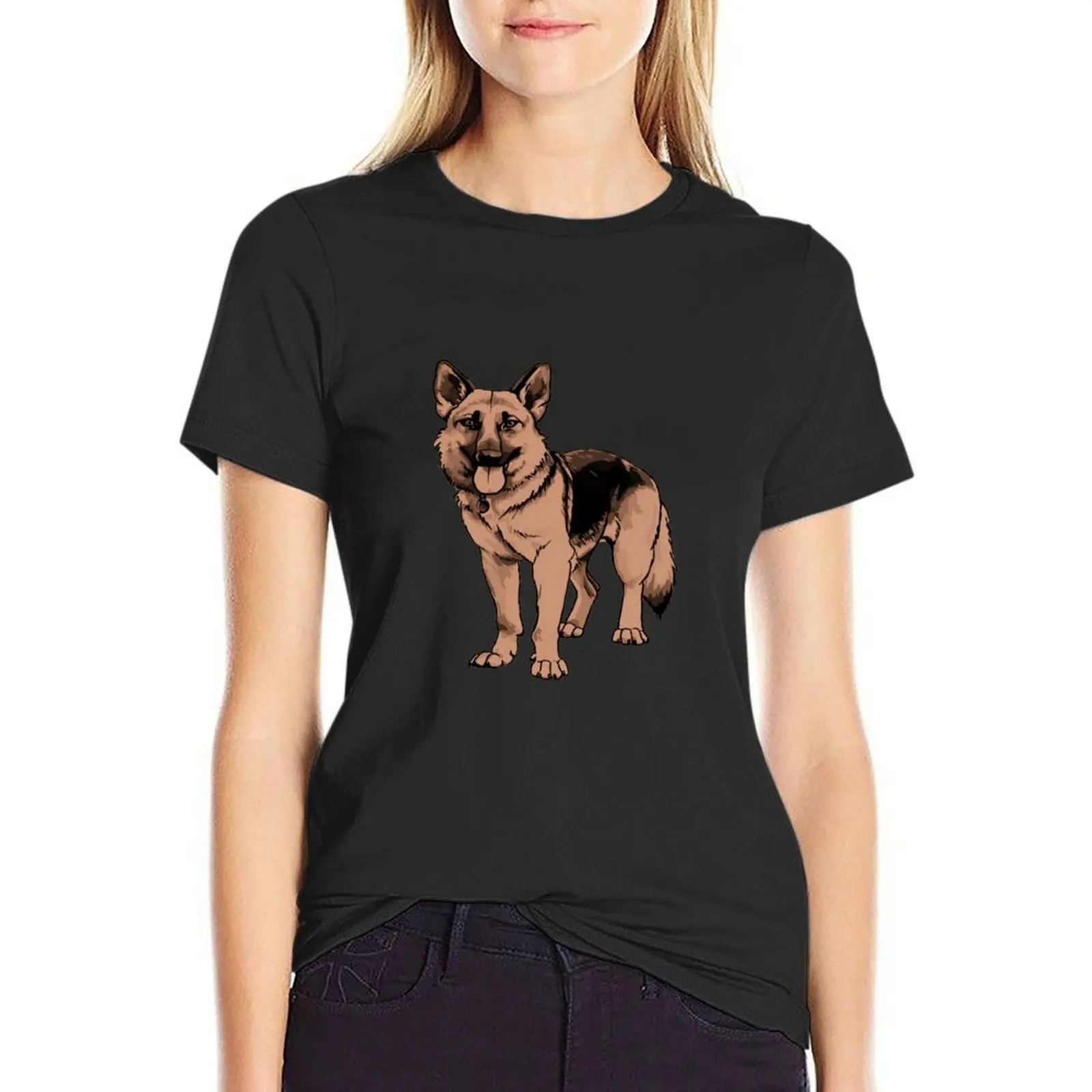 

german shepherd lover shirt German Shepherd T-Shirt Aesthetic clothing customs Woman T-shirts
