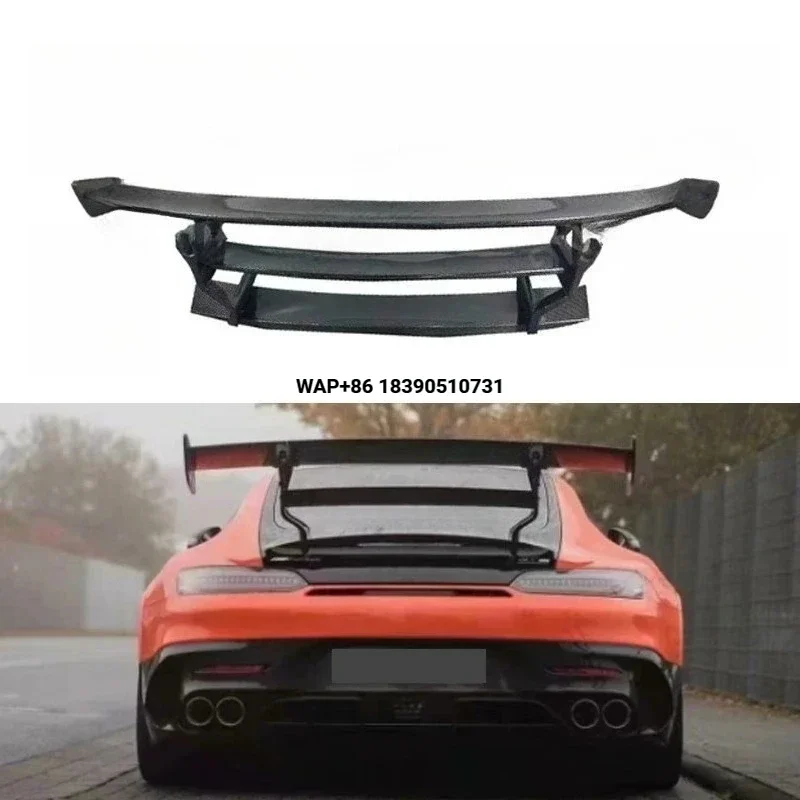 

High Quality BS Style Carbon Fiber Rear Wing Spoiler for GT GTC GTS 2015-2018 Body Kit Retrofit Accessories Part
