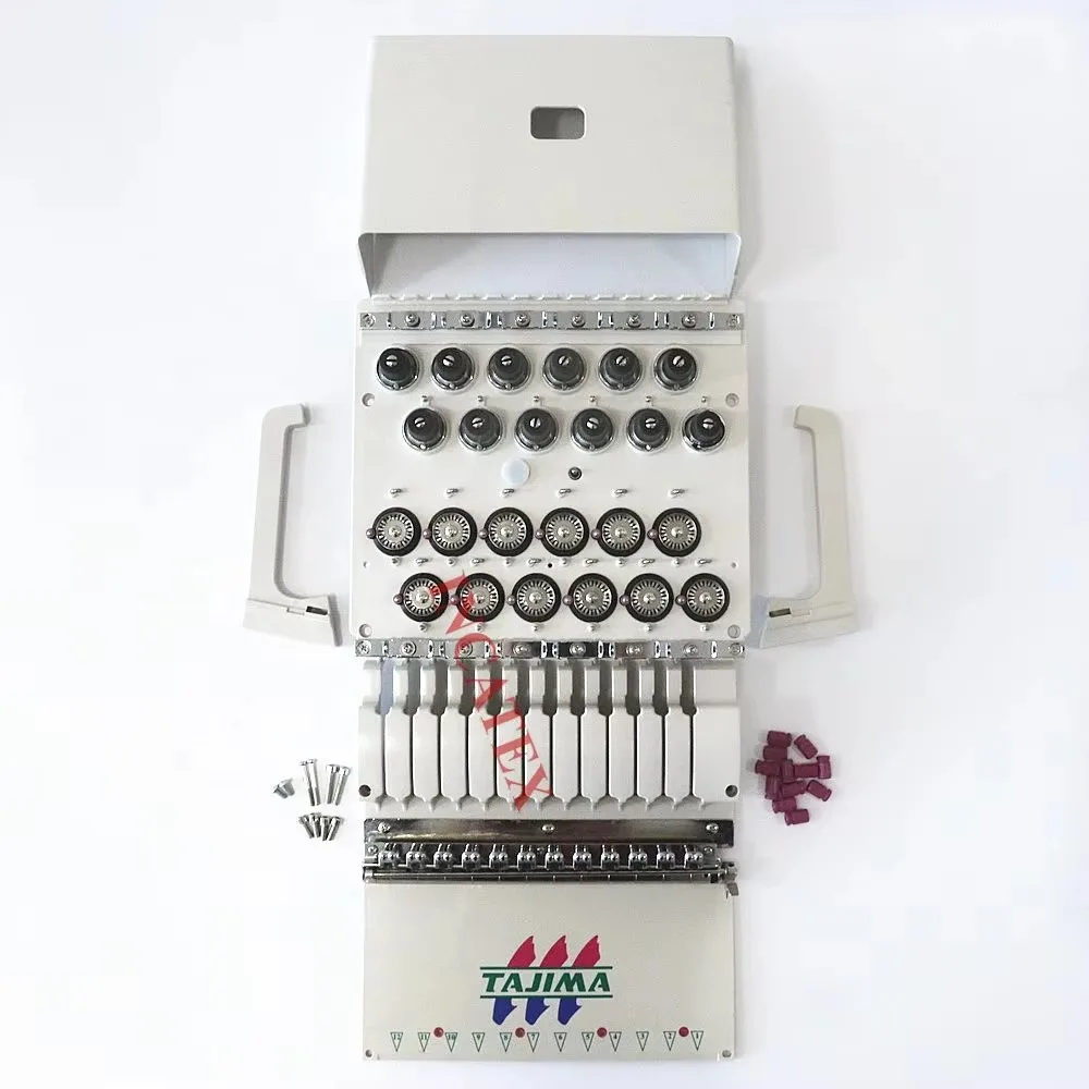 Embroidery Machine Spare Parts 12 Needles 12 Colors Full Set Thread Tension Base Assembly Without Board