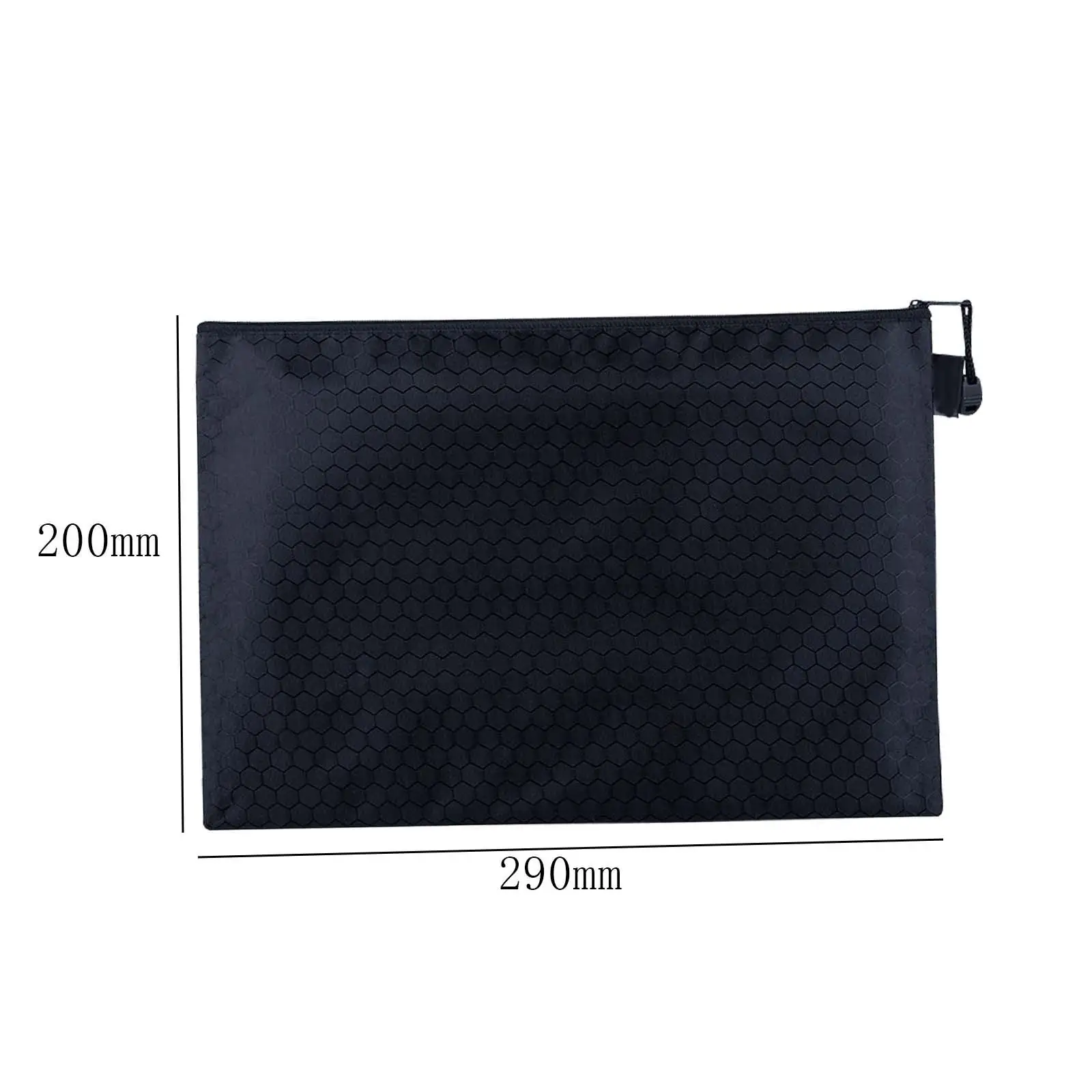 Zipper Pouch B5 Portable Document Envelopes Letters Receipts Organizer Zip File Folder for School Business Meeting Travel Office