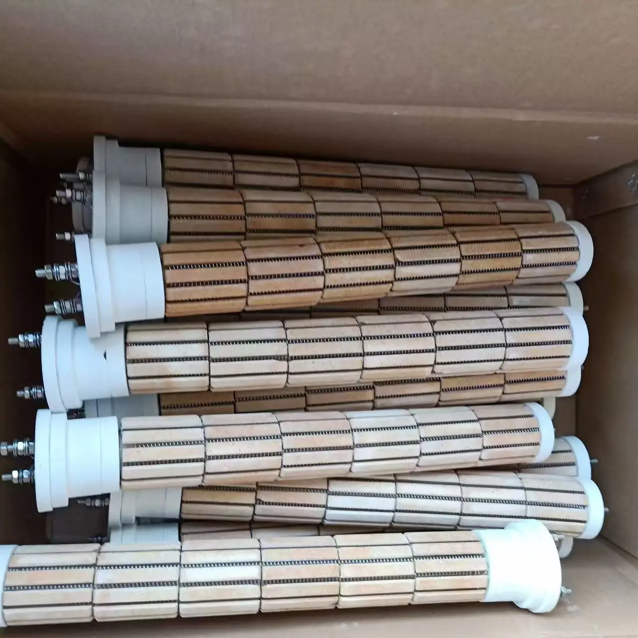 220v 380v Electric Ceramic Heating Element Infrared Radiant Ceramic Bobbin Heater