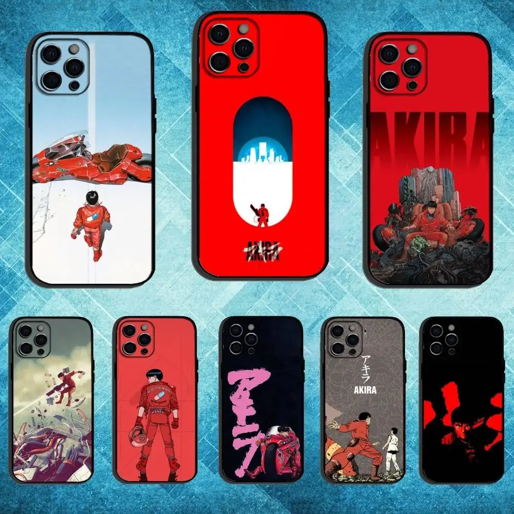

A-Akira 1988 Film Phone Case For iPhone17,16,15,14,13,12,11 Plus,Pro Max Soft Black Cover