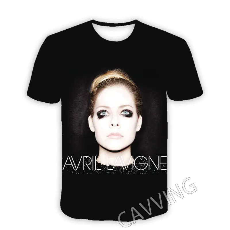 New Fashion Women/Men's 3D Print  Avril Lavigne  Casual T-shirts  Hip Hop Tshirts Harajuku Styles Tops Clothing   T01