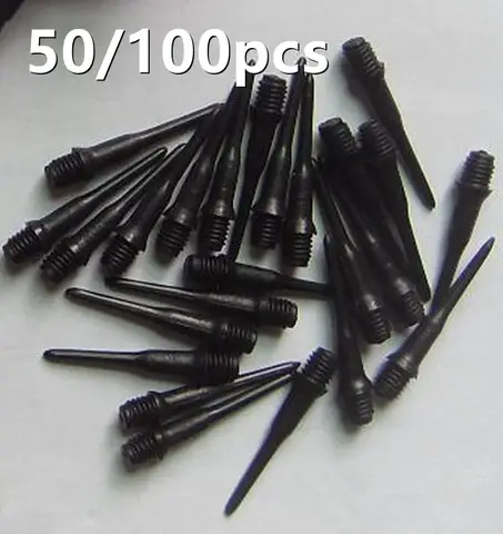 50/100 PCS 전자 다트 전문 다트 텅스텐 다트 액세서리에 대 한 내구성 소프트 팁 포인트 바늘 교체 세트