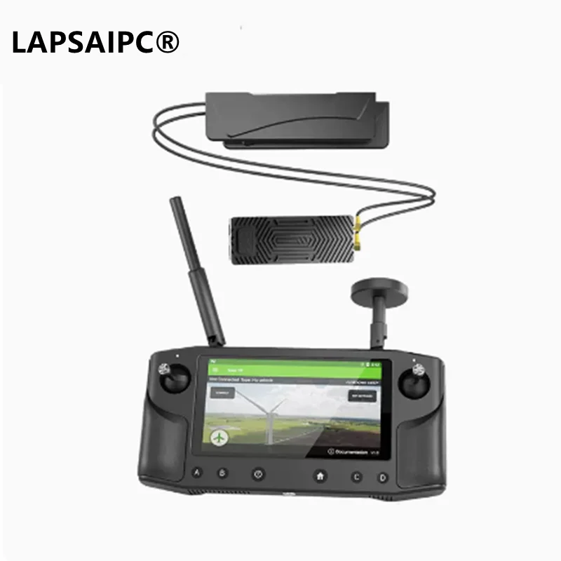 Lapsaipc for Herelink 5.5inch Screen Displays 2.4GHz 20KM Long RangeDigital Video telemetry Transmission System 1080P 30/60fps