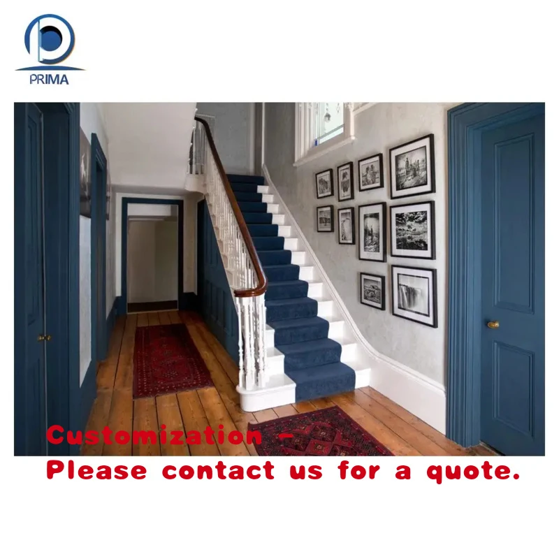 custom.Modern Design Glass Interior Residence Staircase Customized Straight Stairs Railing Wooden Light Ladder Apartment