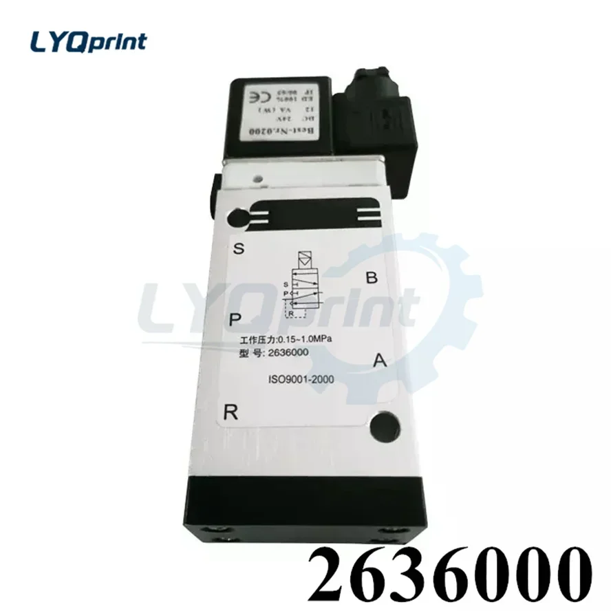 

Best Quality Printing Machine Spare Parts 2636000 Solenoid Valve For Heidelberg SM102 CD102 XL105 SM74 CD74 XL75 PM74 SM52 PM52