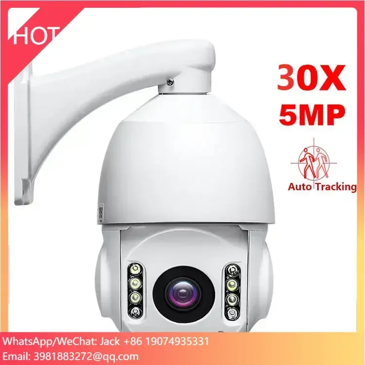 Chinalu NVR Camhi Dome 4K 8MP 5MP POE seguimiento automático CCTV Wifi IP red exterior 30X Zoom óptico cámara PTZ de seguridad